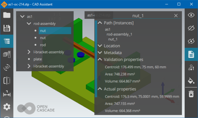 Cad Assistant - Open Cascade