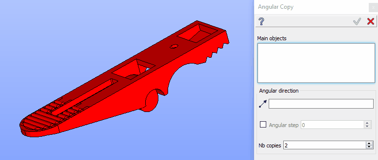 CAD Builder. Manage parts